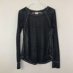 Soft Black & Gray Long Sleeve